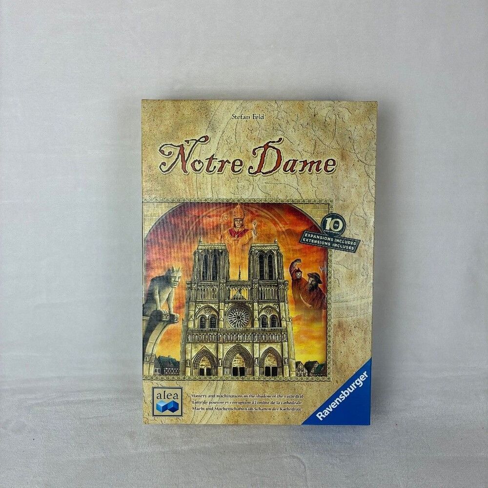 Ravensburger Notre Dame 10th Anniversary Board Game Expansions Included Strategy